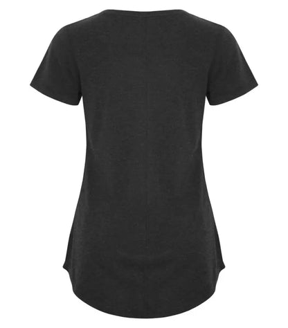 DISCONTINUED KOI® TRIBLEND SCOOP NECK RELAXED LADIES' TEE