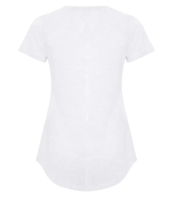 DISCONTINUED KOI® TRIBLEND SCOOP NECK RELAXED LADIES' TEE