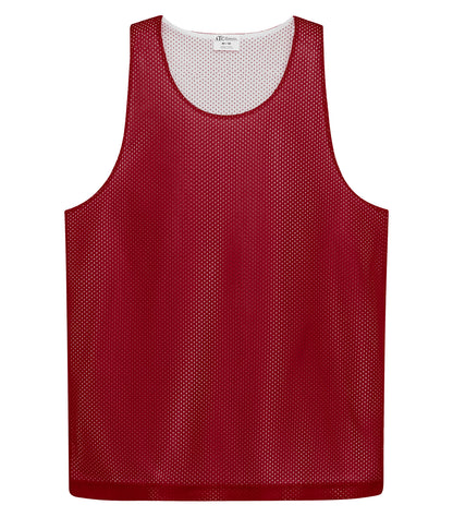 Deep Red/White