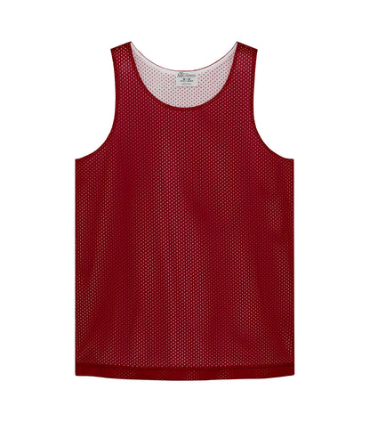 Deep Red/White