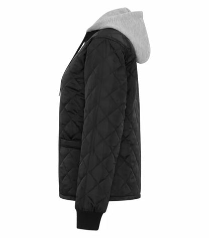 ATC WeRK™ QUILTED FREEZER LADIES’ JACKET WITH DETACHABLE HOOD